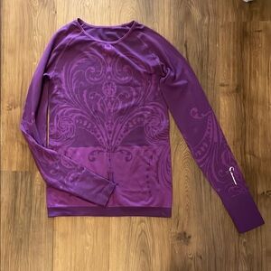 Purple Long Sleeve Women's Top